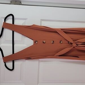 Size 8 jumpsuit in brown
